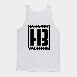 Haunted Birthday Text Logo (black) Tank Top